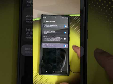 Show AM-PM in Galaxy S23 Ultra #galaxys23ultra #samsung #galaxystation #shorts