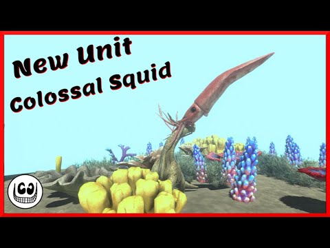 Colossal Squid vs Attackers | New Update | Animal Revolt Battle Simulator ARBS