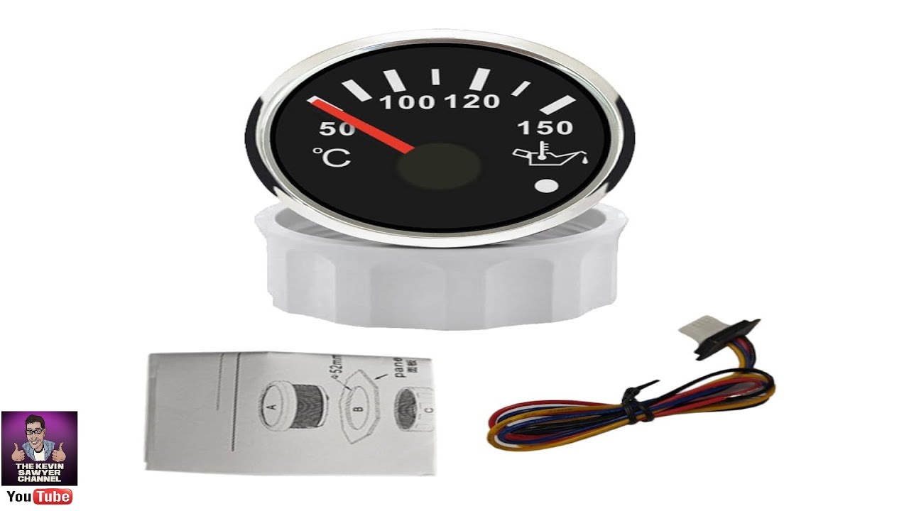 Eling oil temperature gauge, Box opering and review