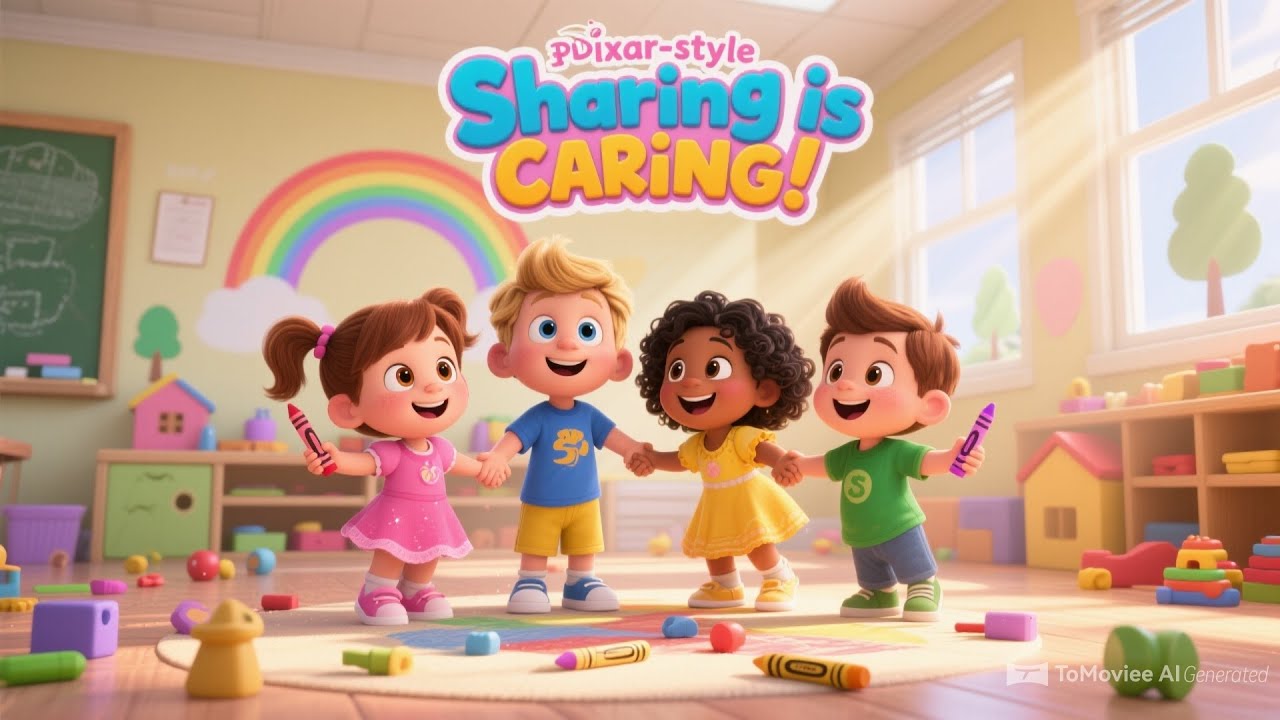 Sharing is Caring | Toddler Song About Sharing, Taking Turns & Good Manners