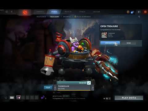 Dota 2 Opening 21 Immortal treasure II TI9