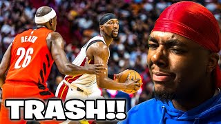 EMBARRASSING 60 POINT BLOWOUT!!- TRAIL BLAZERS at HEAT | FULL GAME HIGHLIGHTS | REACTION