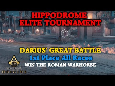Assassin's Creed Origins - Elite Course - Darius´ Great Battle - 1st Place All Races