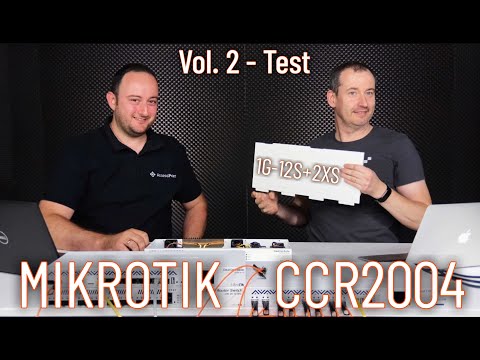 MikroTik Cloud Core Maršrutizatorius 2004-1G-12S+2XS | MikroTik video