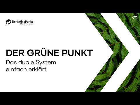 Der Grüne Punkt und das Duale System einfach erklärt | CONCEPT X