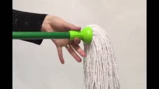 Replacing the Sabco Self-Wringing Cotton Mop Refill