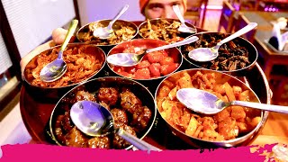 Trying INDIAN NEPALI FOOD in Bhutan + Fungus Tea Tasting | Thimphu, Bhutan