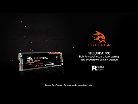 Seagate FireCuda 530 Series 1TB M.2 2280-S2 M-Key PCIe NVMe