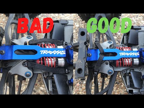 Traxxas ERevo 2.0 RC Driveshaft Axles Pop Out FIXED? Limit Straps