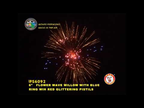 SB150WI07 - 6 INCH SHELL - WIZARD FIREWORKS - PS6092