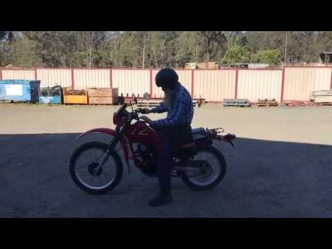 Thumbnail for Honda XL200R 1983 Japanese Import - Test ride