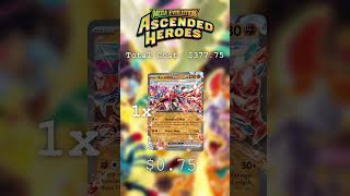Cost to Buy All Pokemon TCG - Ascended Heroes