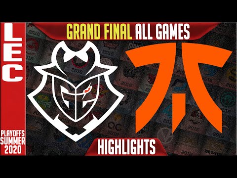 G2 vs FNC Highlights ALL GAMES | LEC GRAND FINAL Playoffs Summer 2020 | G2 vs FNC
