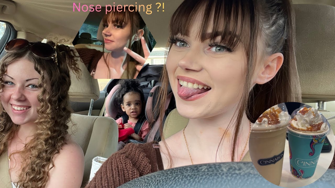 MALL VLOG : Getting my nose pierced !! 🪡😝