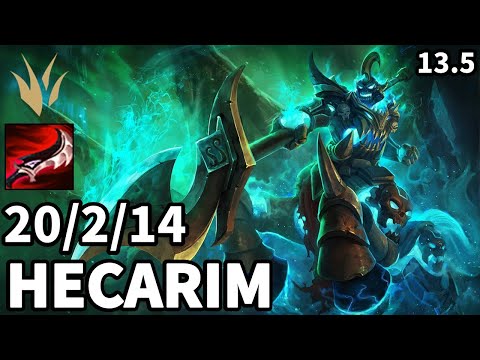 Hecarim Jungle vs Rengar - EUW Master | Patch 13.5