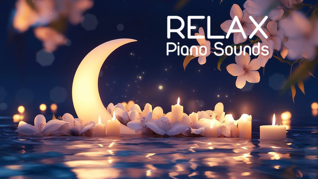 Soothe Your Mind with Healing Piano and Water Ripples - Relax in a Calm, Soothing Space