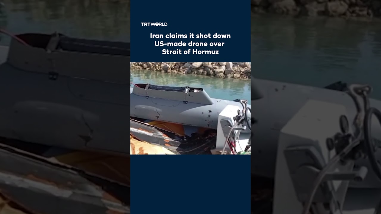 Video | Iran claims it shot down US-made drone over Strait of Hormuz