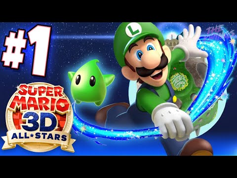 Super Mario 3D All-Stars - Super Luigi Galaxy Part 1 Hooked on the Brothers!! (Nintendo Switch)