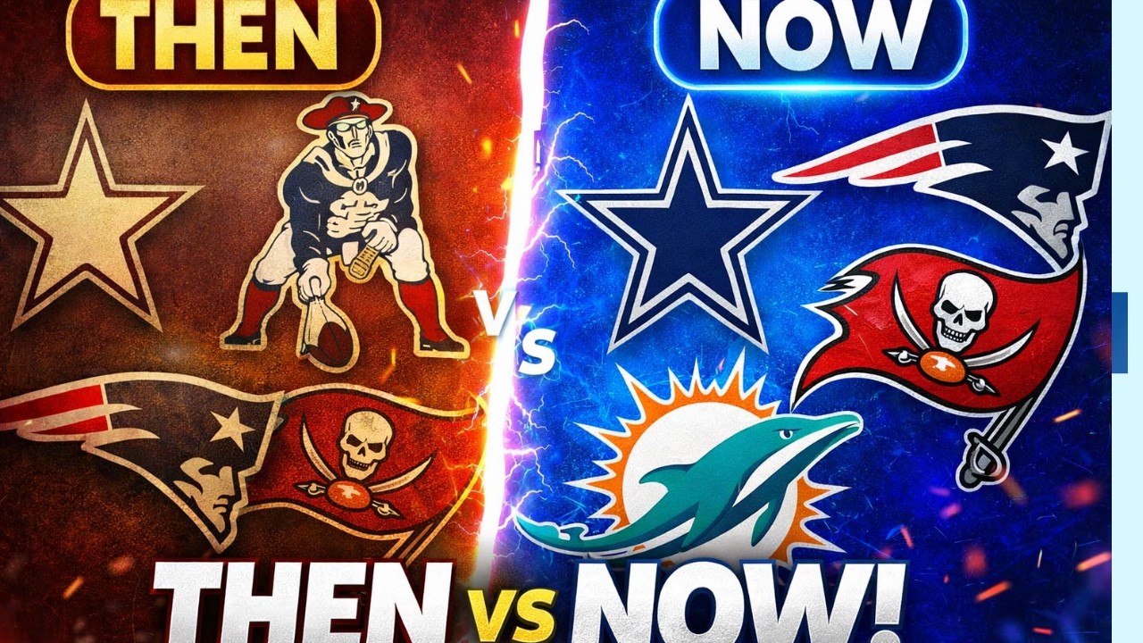 LIVE UPDATE NFL FOOTBALL 2026 : NFL Team Logos Then vs Now