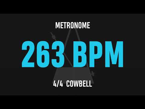 263 BPM 4/4 - Best Metronome (Cowbell)