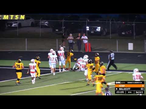 High School Football - Kemp Yellowjackets  vs Malakoff Tigers - 9/23/2022