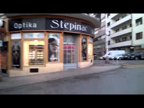 Roby sjena Zagreb u Kolovozu 2015. jutarnja vožnja bicom snimka mobitelom