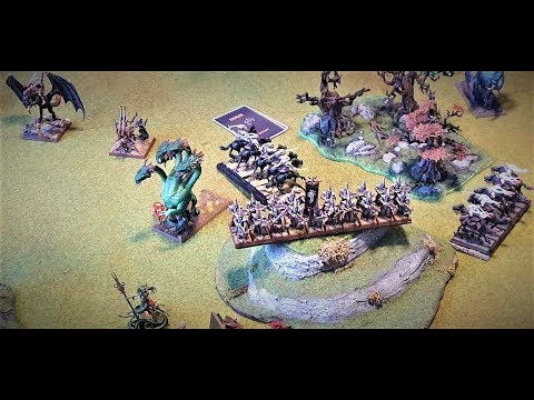 042 - T9A Battle Report Dread Elves vs. Undying Dynasties / Dämonen 4000 Punkte  - 9th Age Warhammer