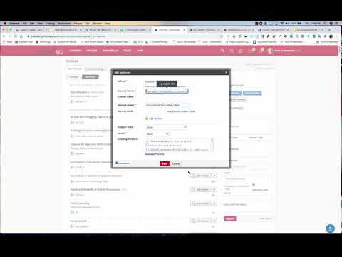 Part of a video titled Locate and Make Archived Courses Active in Schoology - YouTube