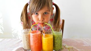 Download lagu Learm Colors with Fruits and Blender for Babies and Children | Finger Nursery Rhymes mp3