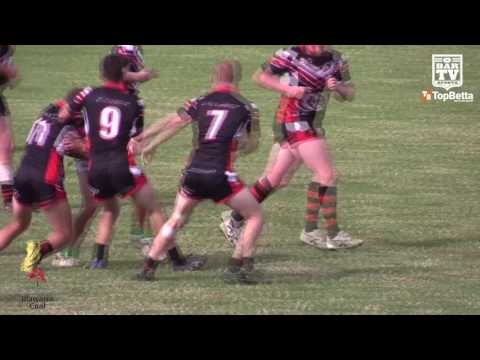 2016 ICRL Round 5 U18s Highlights  Gymea Gorillas Vs Collegians