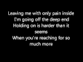 Crossfade-The Deep End(Lyrics on Screen HD)