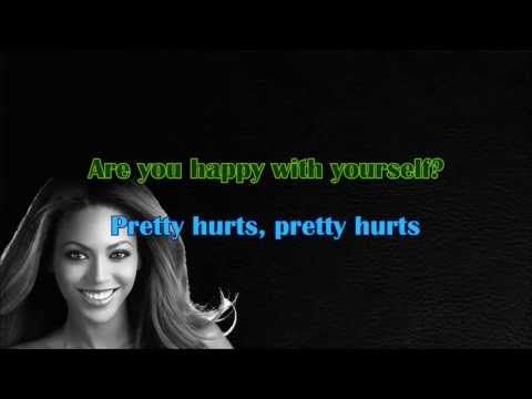 Beyoncé - Pretty Hurts (Karaoke/Instrumental) with lyrics [Official Video]