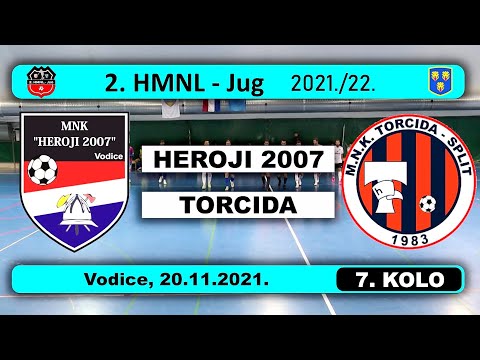 2. HMNL Jug, 7.: HEROJI 2007 - TORCIDA 2:2, 20.11.2021.