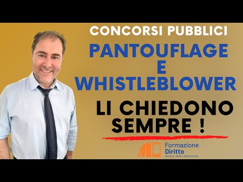 Administrative Law: PANTOUFLAGE and WHISTLEBLOWER - They're always asked for them in competitions