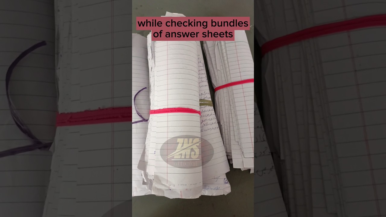 teachers while checking answer sheets | #viral