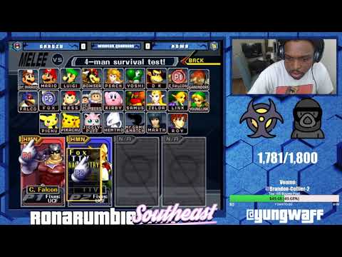 Rona Rumble: Southeast 1 | Winner's Quarters | Gahtzu (C.Falcon) vs htwa (Fox)