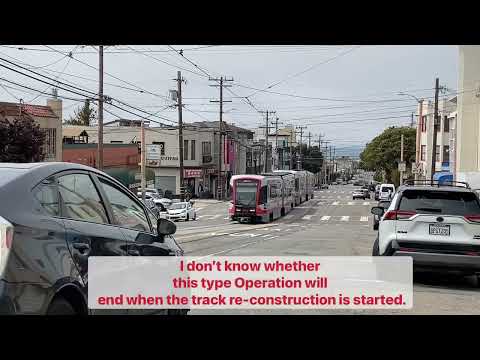 L-Taraval trackage used to switch back S-Shuttle trains.