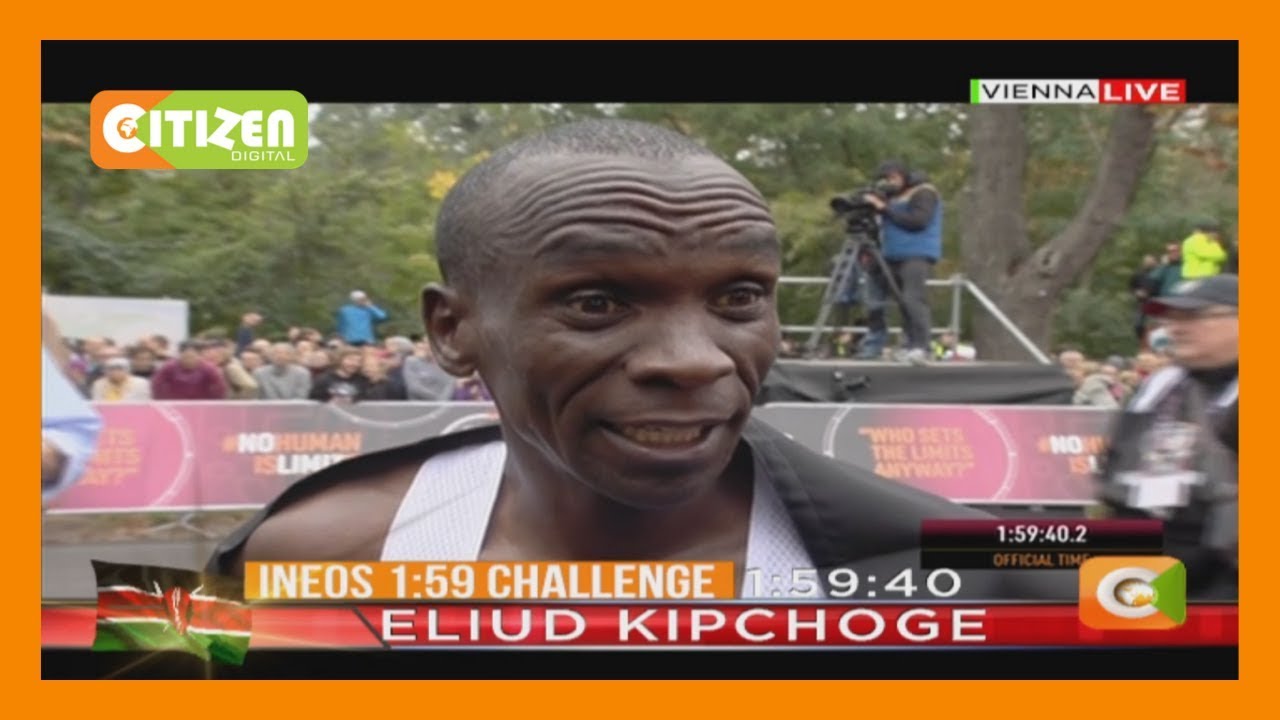 Eliud Kipchoge : I woke up at 4:50 today and it was the hardest time