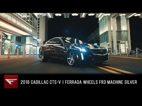 2016 Cadillac CTS-V | Ferrada Wheels FR3 Machine Silver