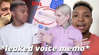 jeffree star sends NASTY voice memo to the guru that exposed him... (messy)