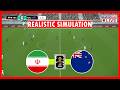 Iran Vs New Zealand Live World Cup 2026 Full Match Streaminng Video Game Simulation