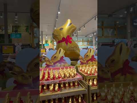 Lindt Chocolate Easter Bunnies #colesaustralia #shorts