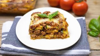 The Best Zucchini Lasagna Recipe (Not Watery) - Keto & Low Carb