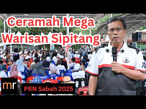 (PRN Sabah) Shafie Apdal : Ceramah Mega Warisan Di Sindumin, Sipitang Sabah
