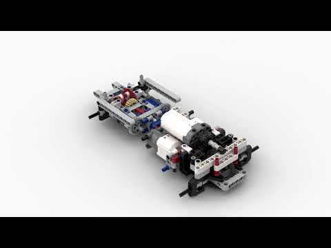 LEGO DRIFT корч(car)#1 - chassis instruction | инструкция шасси