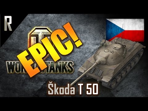 ► World of Tanks - Epic Games: Škoda T 50 [10 kills, 8418 dmg]
