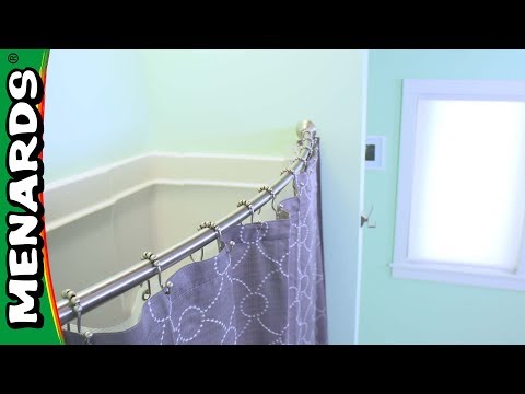 How To Install a Curved Shower Rod - Menards