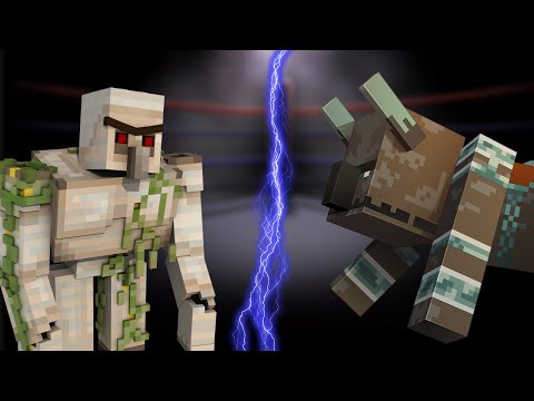 ЖЕЛЕЗНЫЙ ГОЛЕМ ПРОТИВ РАЗОРИТЕЛЯ - ЭПИЧЕСКАЯ БИТВА В MINECRAFT