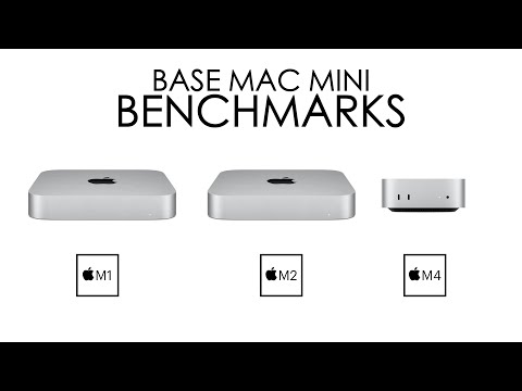 Base M1 vs M2 vs M4 Mac Mini - Just Benchmarks