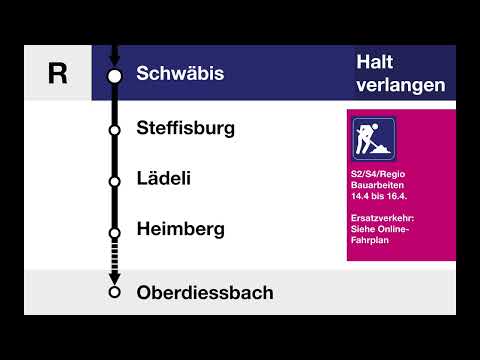 BLS Ansagen • Regio (66xx) • Thun – Oberdiessbach